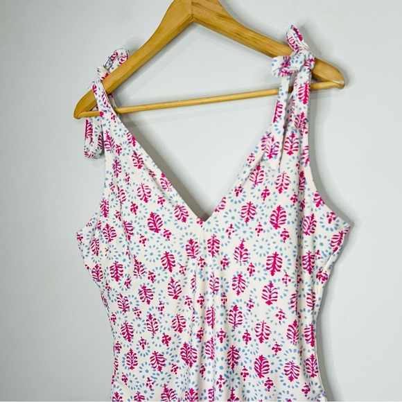 J. Crew printed tie shoulder One Piece Swimsuit size X-Large - Picture 3 of 6